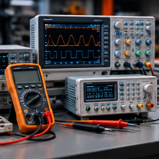 Oscilloscopes and precision measuring instruments