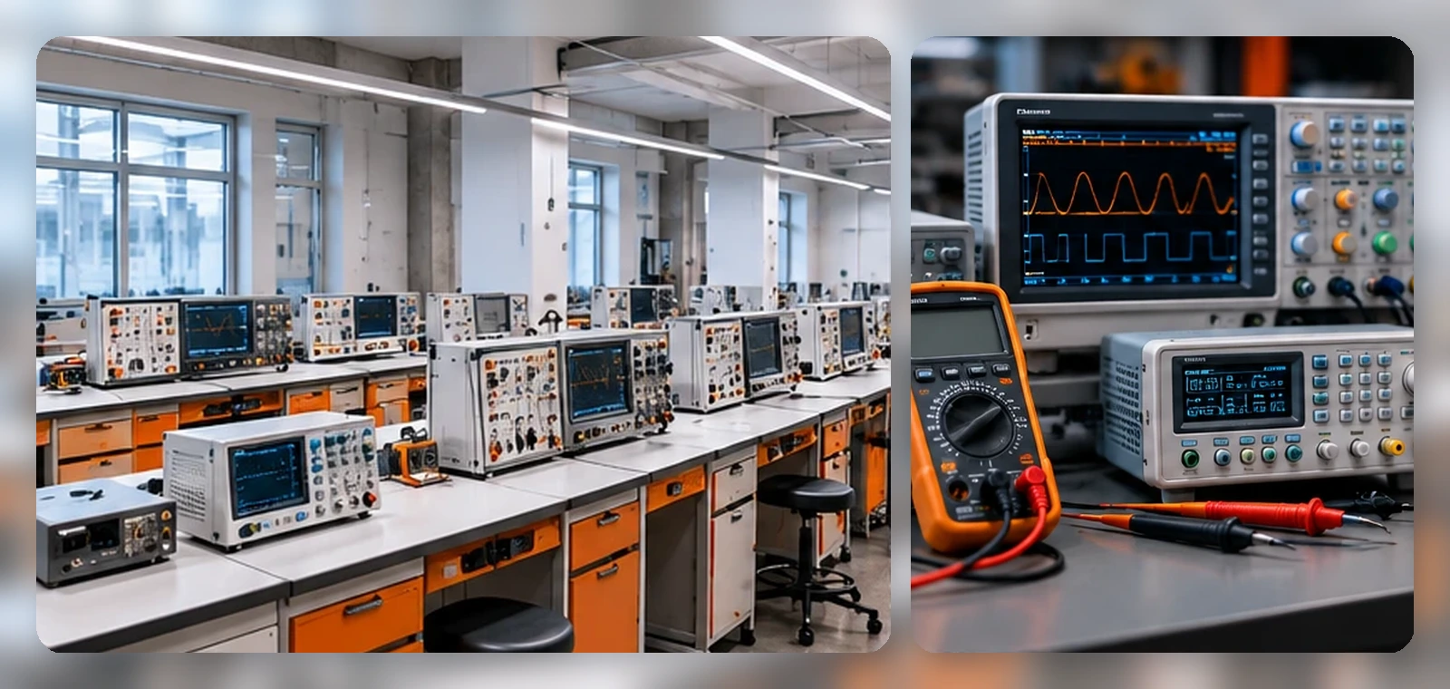 Modern engineering training and testing laboratory