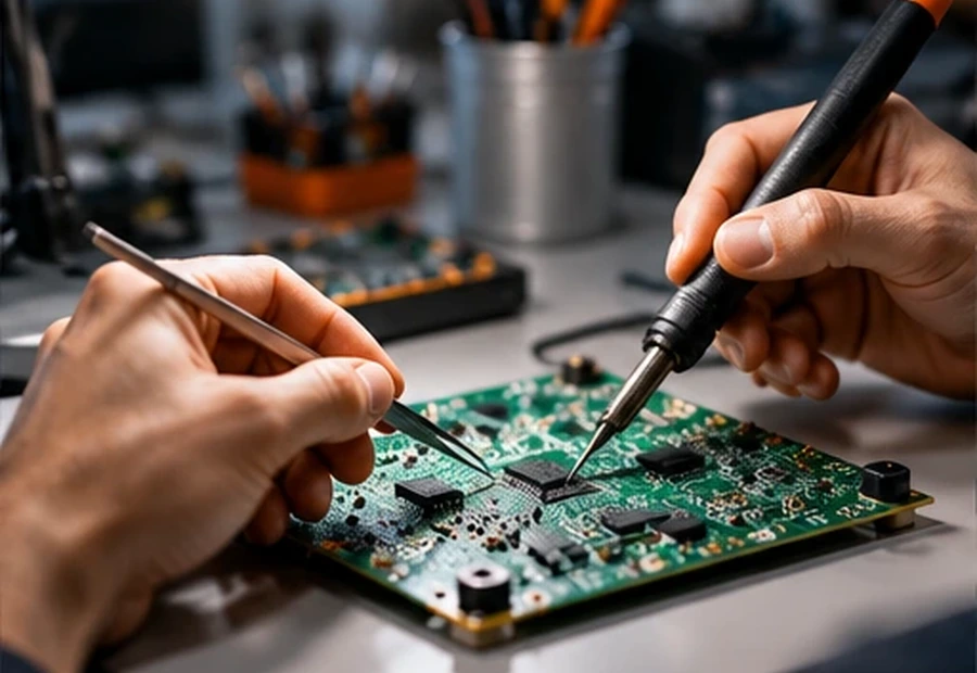 Custom electronics printed circuit board